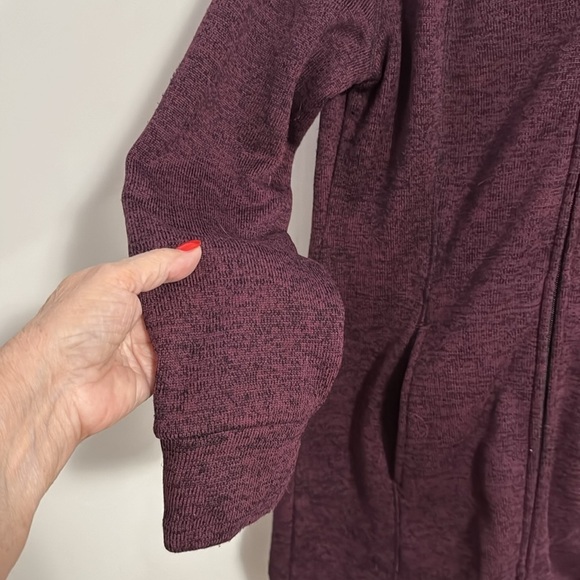 Kenneth Cole Reaction long sweater coat Sz Small detachable hoodie - Picture 4 of 8